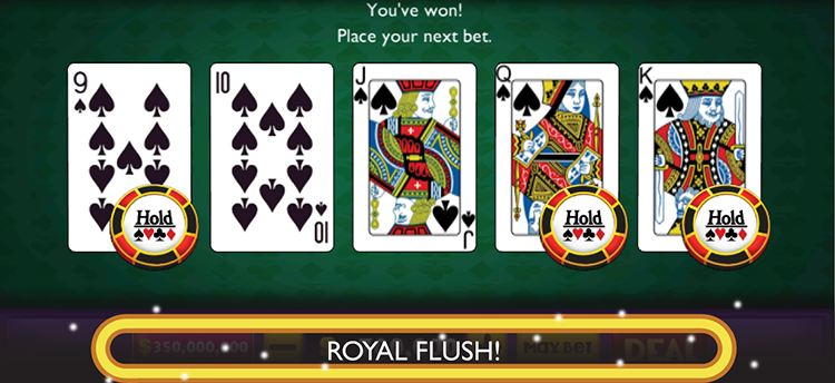 jeu video poker en ligne